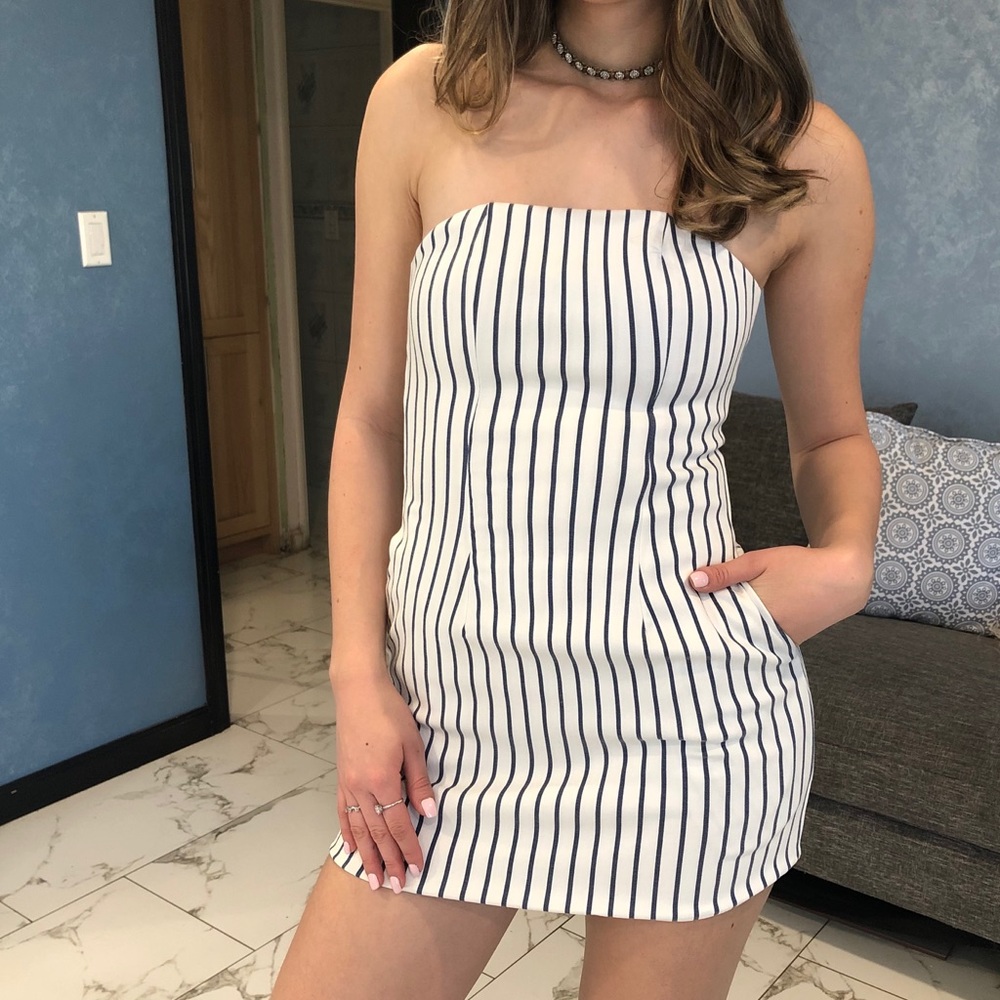 Denim striped Dress! 💙